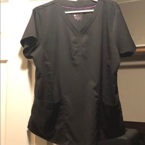 Healing hands scrub top back XL